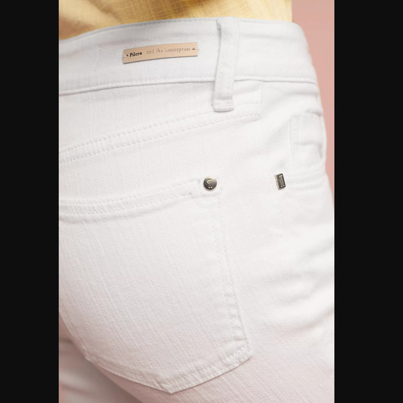NWT Pilcro Script High-Rise White Skinny Jeans - 30 Waist - Picture 4 of 8